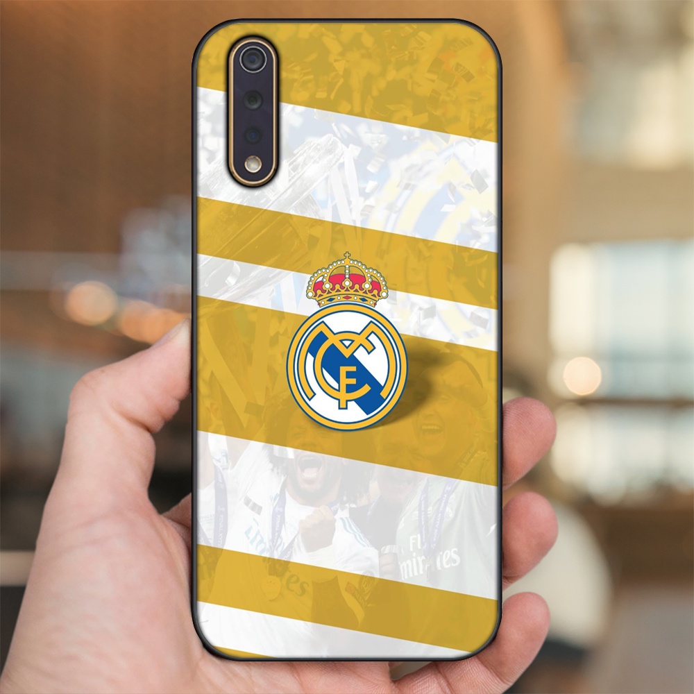 Ốp lưng Vivo S1 viền đen in hình Real Madrid