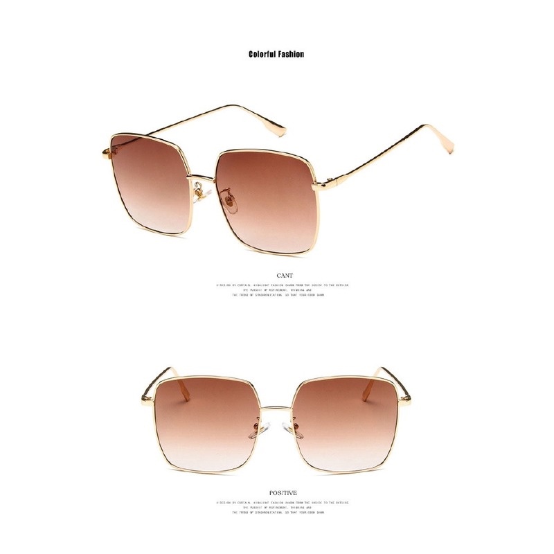 Kính Gọng Kim Loại To Bản Phong Cách Ulzzang Hàn Quốc Thời Trang