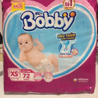Bỉm-tã dán bobby s56/xs72/xs42 mẫu mới