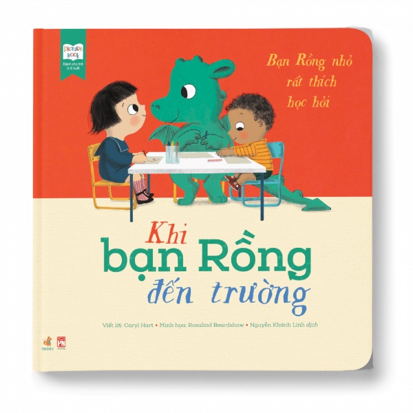 Sách Kỹ Năng - Bạn Rồng Học Cách Ứng xử Đến chơi nhà - Đến trường, Chơi cùng em bé (3-6 tuổi)
