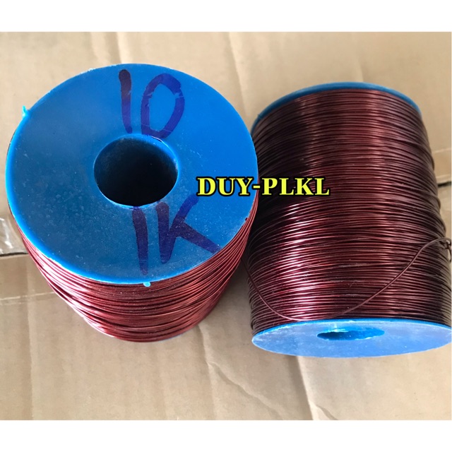 Dây nhôm mạ đồng - size 1 li ( 1.0mm ) cuộn 1ký, uốn và cột lan. Dây buộc lan.