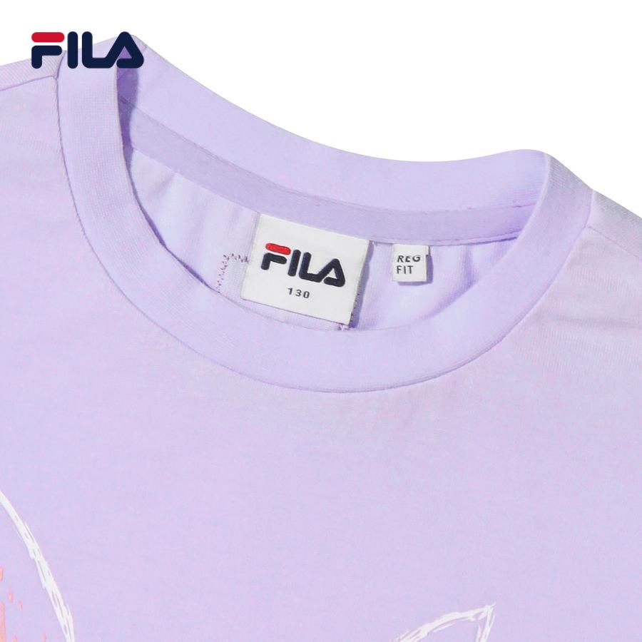 Áo thun tay ngắn cổ tròn trẻ em Fila Milk On The Rock - FK2RSD2M51F-PLV