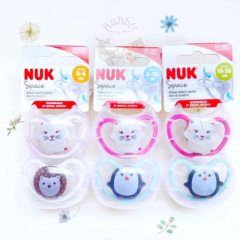 Ti giả NUK Space cho bé sơ sinh đủ size