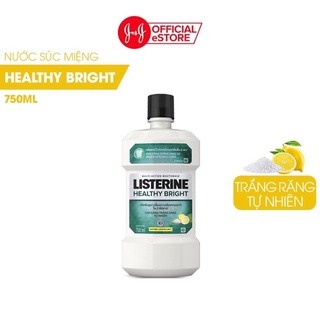 Nước súc miệng listerine Cool Mint, trà xanh, gừng, chanh, bạc hà