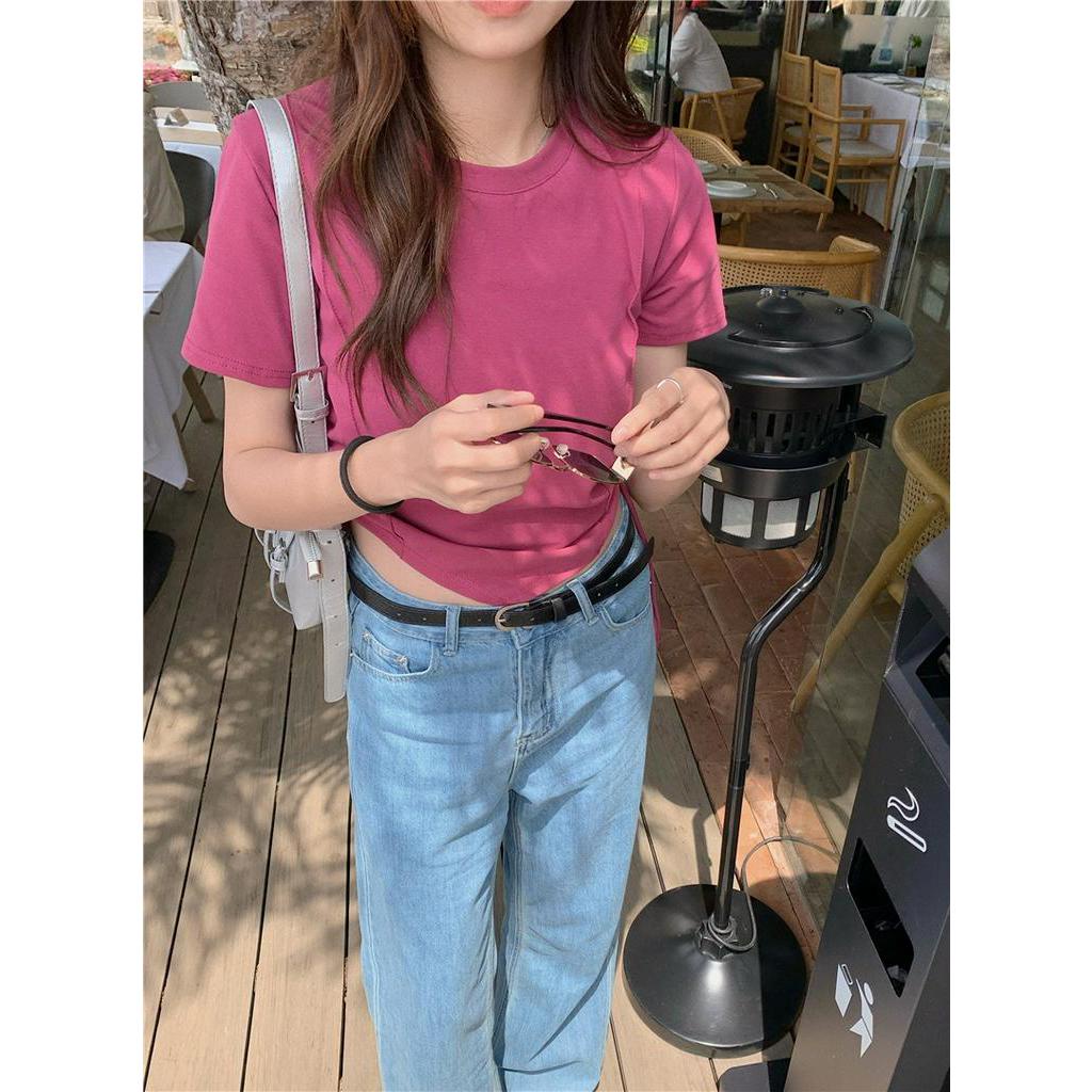 Áo Thun Tay Ngắn Rút Dây Bên Hông Thời Trang Mùa Hè 63176