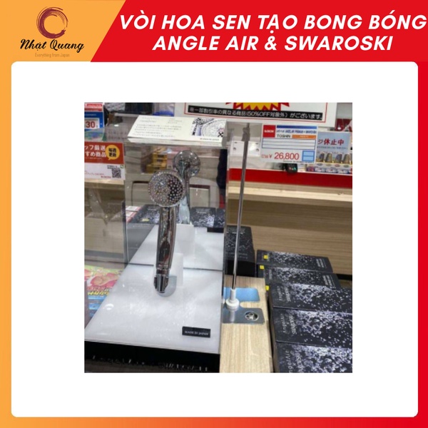 Vòi hoa sen tạo bong bóng Angle Air &amp; Swaroski