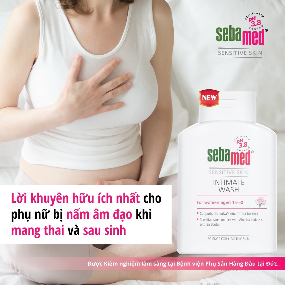 Dung Dịch Vệ Sinh Phụ Nữ Sebamed PH3.8 - Nhập Khẩu Từ Đức (Chai 200ml) - cvspharmacy