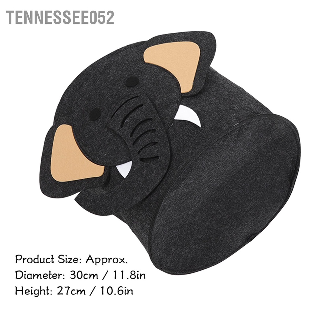 Tennessee052 Đồ giặt bông Dày dày Phim hoạt hình Động vật chơi trẻ em gia đình Mảnh vụn Gia dụng Thùng đựng quần áo bẩn 30x27cm