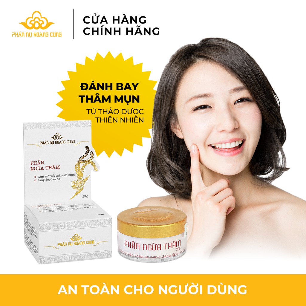 Phấn Ngừa Thâm Phấn Nụ Hoàng Cung 25gr Dạng Nén