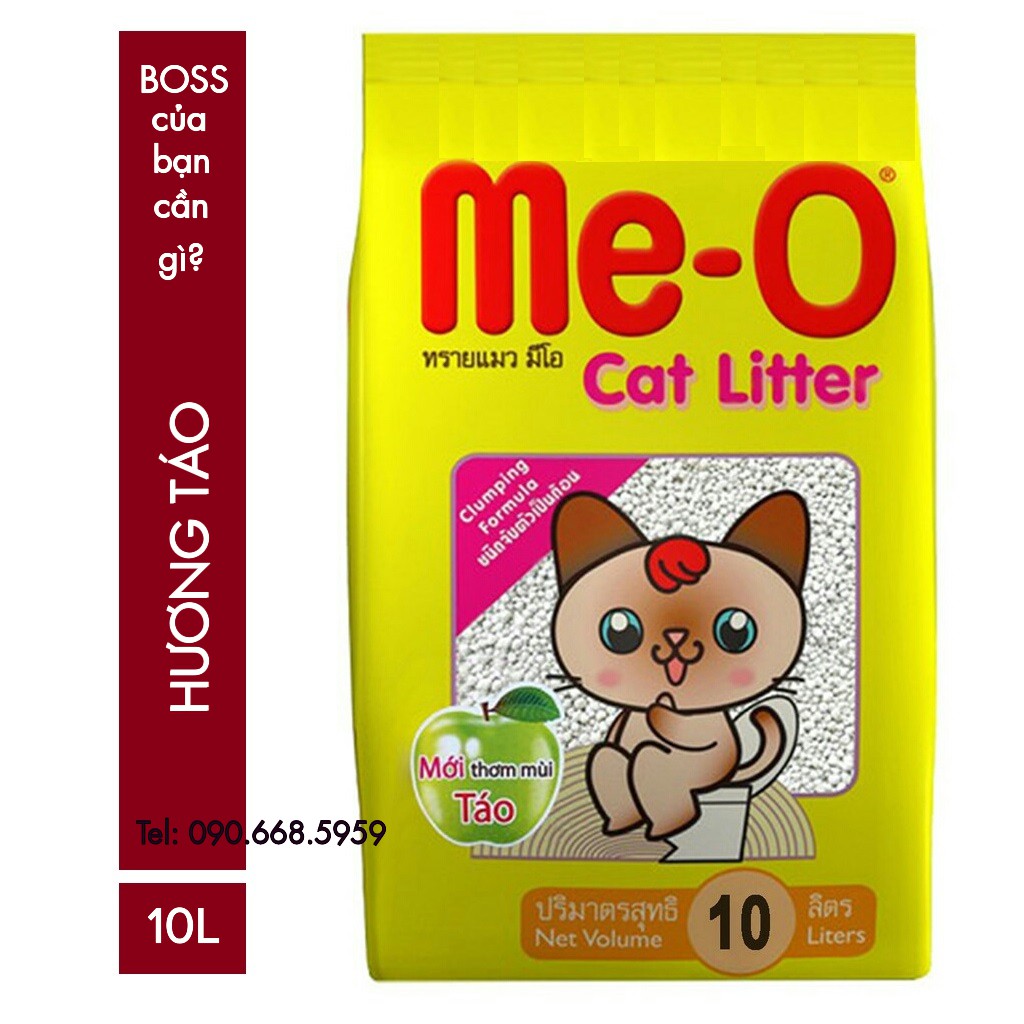 Cát vệ sinh cho mèo Me-O Cát cho mèo hương cafe hương chanh