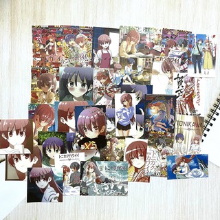 Bộ hình dán - sticker anime Tonikaku Kawaii dán trang trí laptop, máy tính bỏ túi, vali, điện thoại, đàn,...
