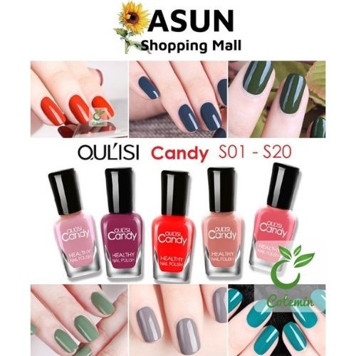 Sơn Móng Tay Oul'isi Candy 40 Màu Thời Trang (8ml)