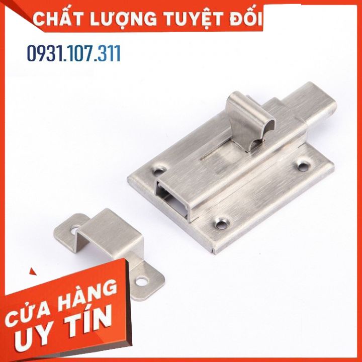 Chốt khóa cửa, then cửa bằng thép không gỉ K09, Loại 2 inch, 3 inch, 4 inch.