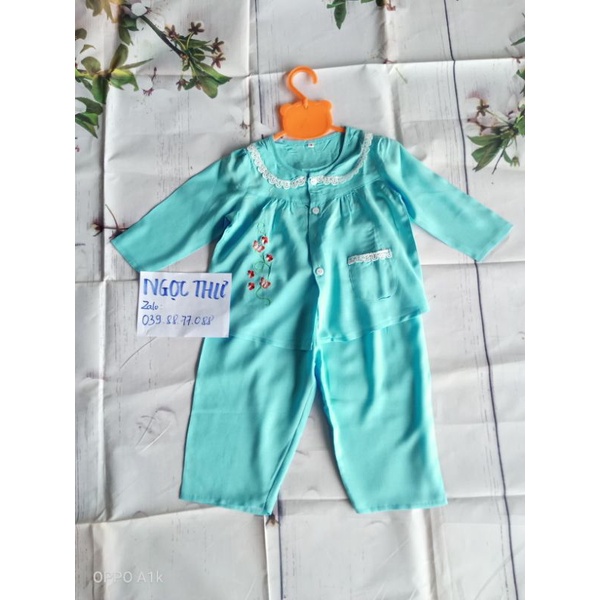 Bộ tole áo tay dài quần dài cho bé từ 5_18ký