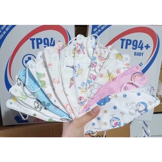 Túi 10c khẩu trang trẻ em 4 lớp tp94 thịnh phát - chính hãng có mã check qr code