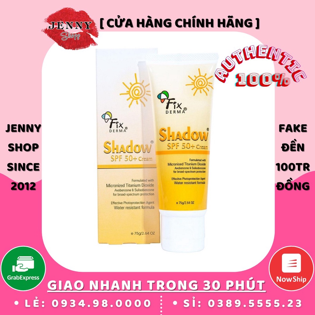 Kem Chống Nắng Fixderma Shadow Cream SPF50+