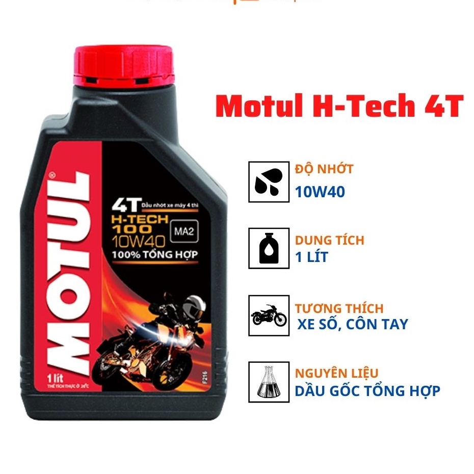 Dầu nhớt Motul cho xe máy tay ga xe số xe côn tay hàng chính hãng