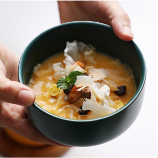 chén cơm gốm sứ nhiều màu sắc dễ thương