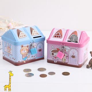 Ống heo tiết kiệm tiền hình ngôi nhà dễ thương sáng tạo