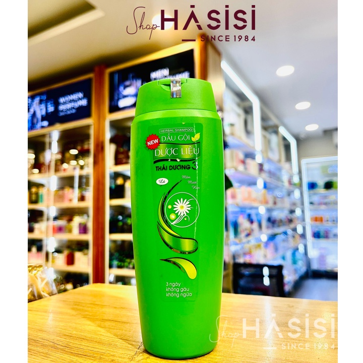 Dầu Gội Dược Liệu THÁI DƯƠNG 3 200ml (Xanh Lá)