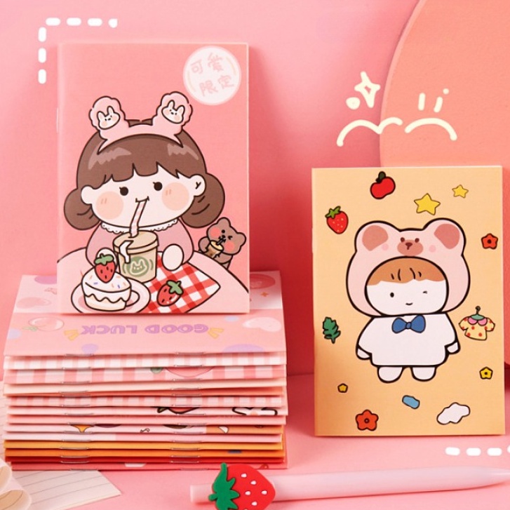 Sổ tay cute mini ghi chép 32 trang mẫu xinh dễ thương giao mẫu ngẫu nhiên mẫu nào cũng cưng xỉu up xỉu down