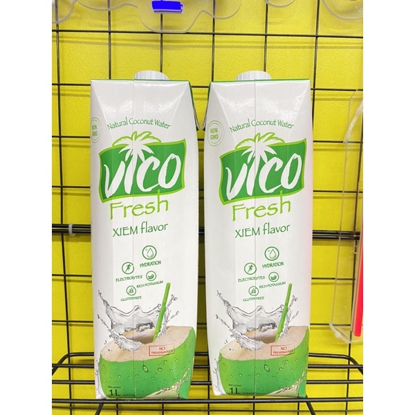 Nước dừa tươi Vico Fresh hộp 1 lít