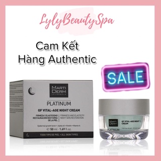 MartiDerm Platinum GF Vital Age Night Cream: KEM DƯỠNG ĐÊM CHỨA RETINOL THAY ĐỔI TOÀN DIỆN LÀN DA