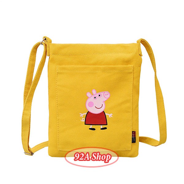 TÚI THỐ ĐEO CHÉO VỪA IPAD PEPPA PIG