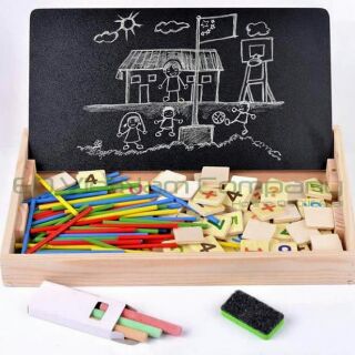 Bảng gỗ học toán