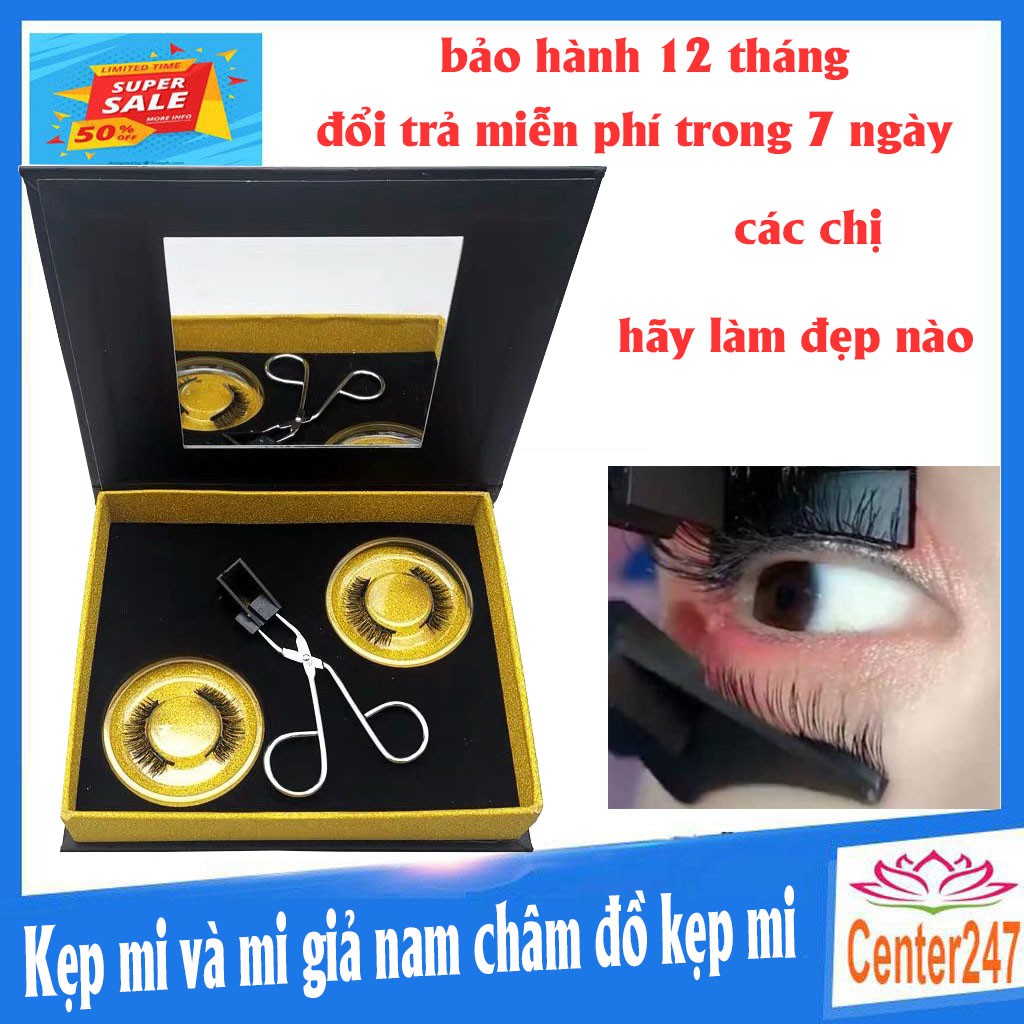 [ HÀNG HÓT ] Bộ Kẹp Lông Mi Nam Châm- Center247