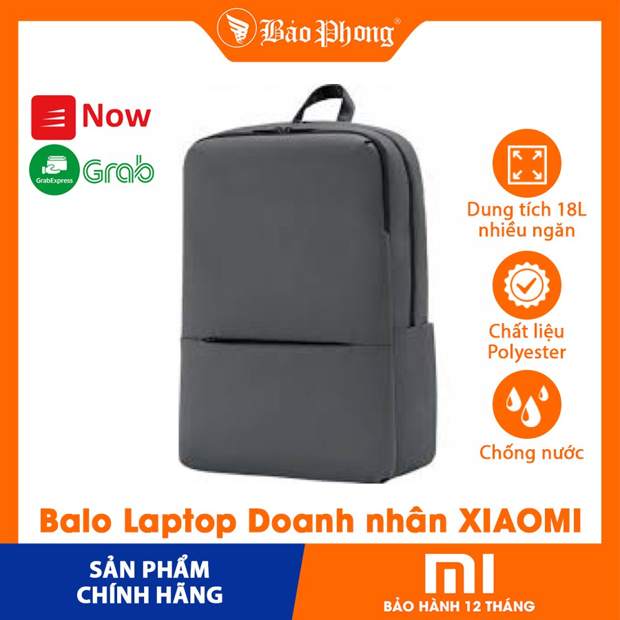 Balo Laptop chống nước Doanh nhân XIAOMI Business Bagpack 2 Cặp túi đựng máy tính bảng iPad 10 11 12 13 14 15 16 17 inch