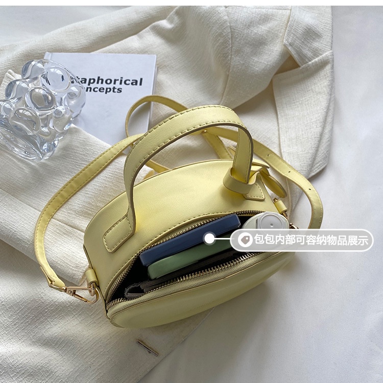 Túi Đeo Chéo Hình Tròn Nhỏ Gọn Thời Trang Mùa Hè Mới 2022 Cho Nữ