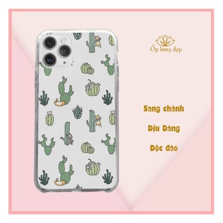 Ốp lưng Xương rồng và mèo cuốn quýt không rời. Độc đáo Iphone từ 5 đến Xs Max/11/11 Promax/12/12 Promax CHUFLO21024