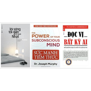 Sách - Combo Đọc Vị Bất Kỳ Ai + Sức Mạnh Tiềm Thức + Lối Sống Tối Giản Của Người Nhật