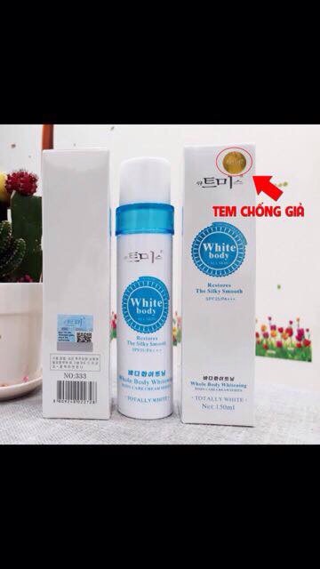 Kem làm trắng New White Body  Magic Flowers SPF 50 PA +++ (chuẩn Hàn)