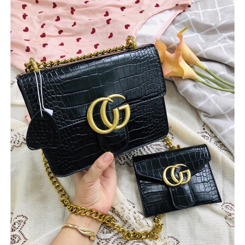 Túi Đeo Chéo Đeo Vai Da Rắn Tặng Kèm Ví | BigBuy360 - bigbuy360.vn