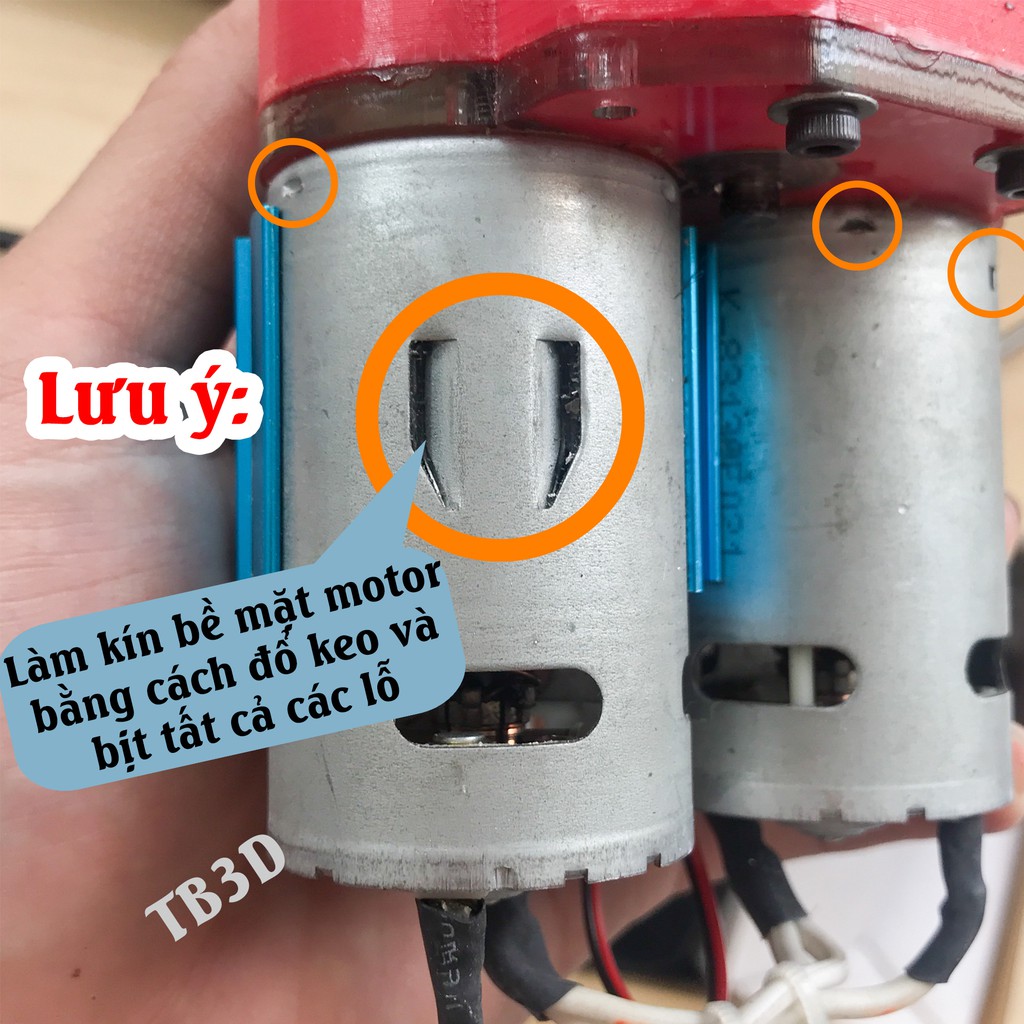 Áo Tản Nhiệt Nước cho Motor 775