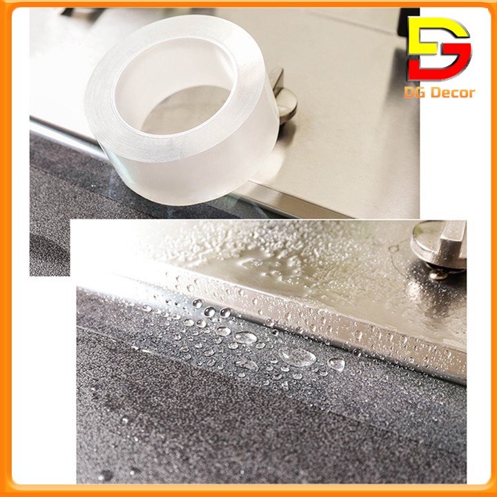 Băng Dính 2 Mặt Siêu Dính Trong Suốt Đa Năng Tiện Lợi Băng Keo 3m Dày 1mm, 2mm DC-52
