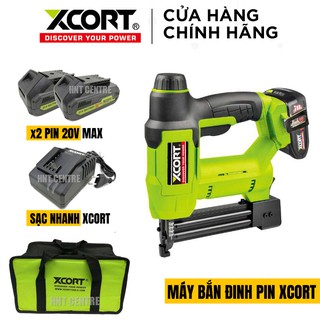 Máy Bắn Đinh Pin-Bắn Đinh Gỗ Pin U và T XCORT [CHÍNH HÃNG] Tặng Kèm Túi Dụng Cụ