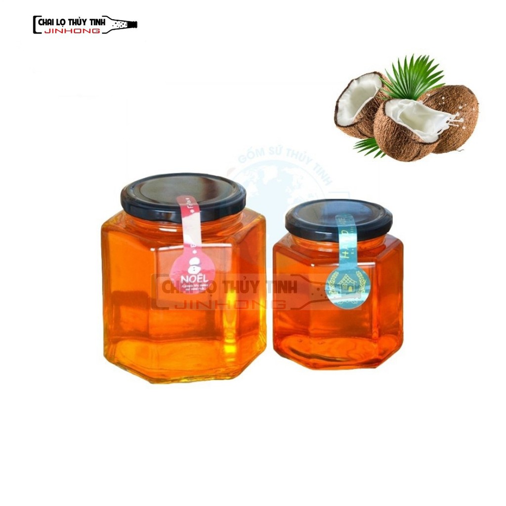 HŨ LỌ THỦY TINH LỤC GIÁC 50ML - 730ML