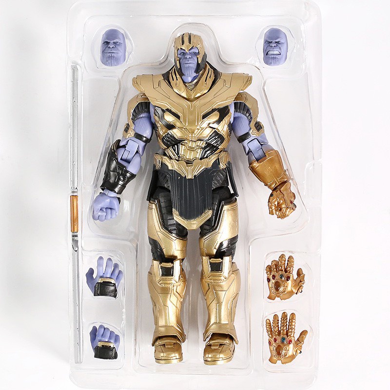 Mô Hình Nhân Vật Thanos Trong Marvel Avengers Endgame SHF Có Khớp Cử Động