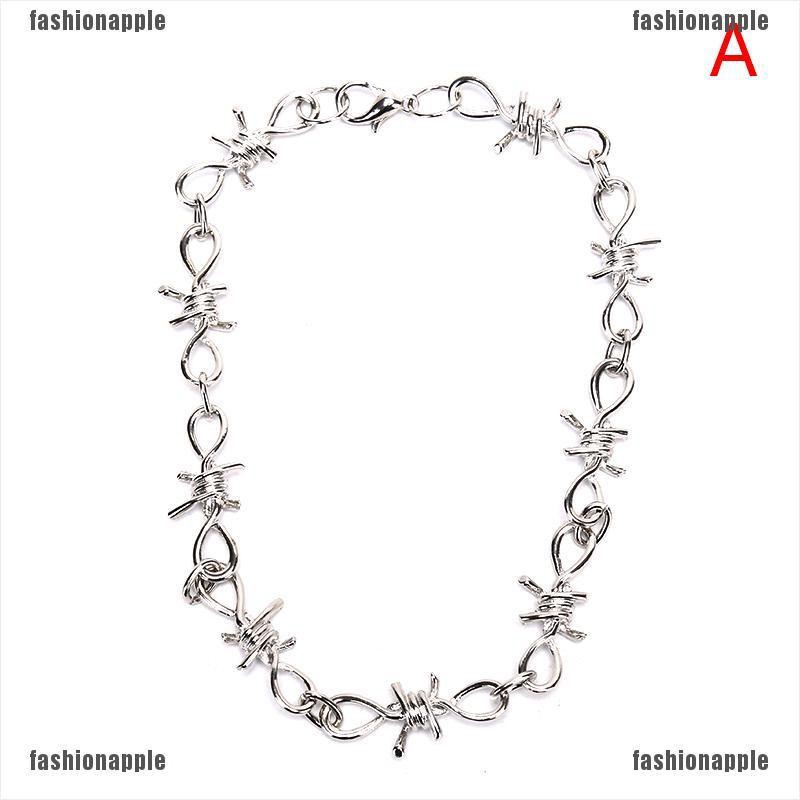 Dây chuyền thiết kế dạng chuỗi gai sành điệu cá tính cho nữ