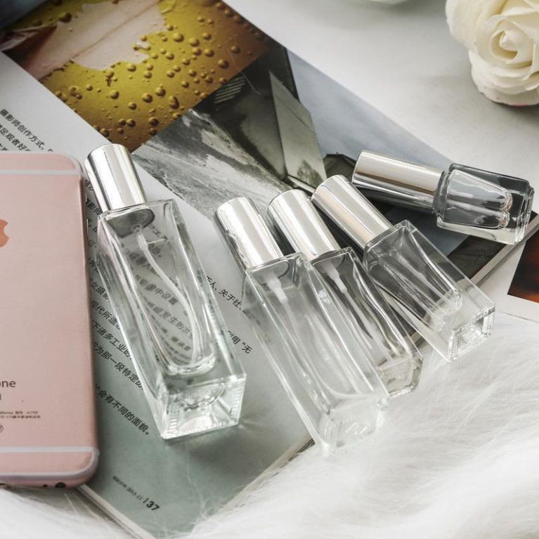 Lọ chiết nước hoa thủy tinh 10ml đựng dầu thơm, phụ kiện du lịch
