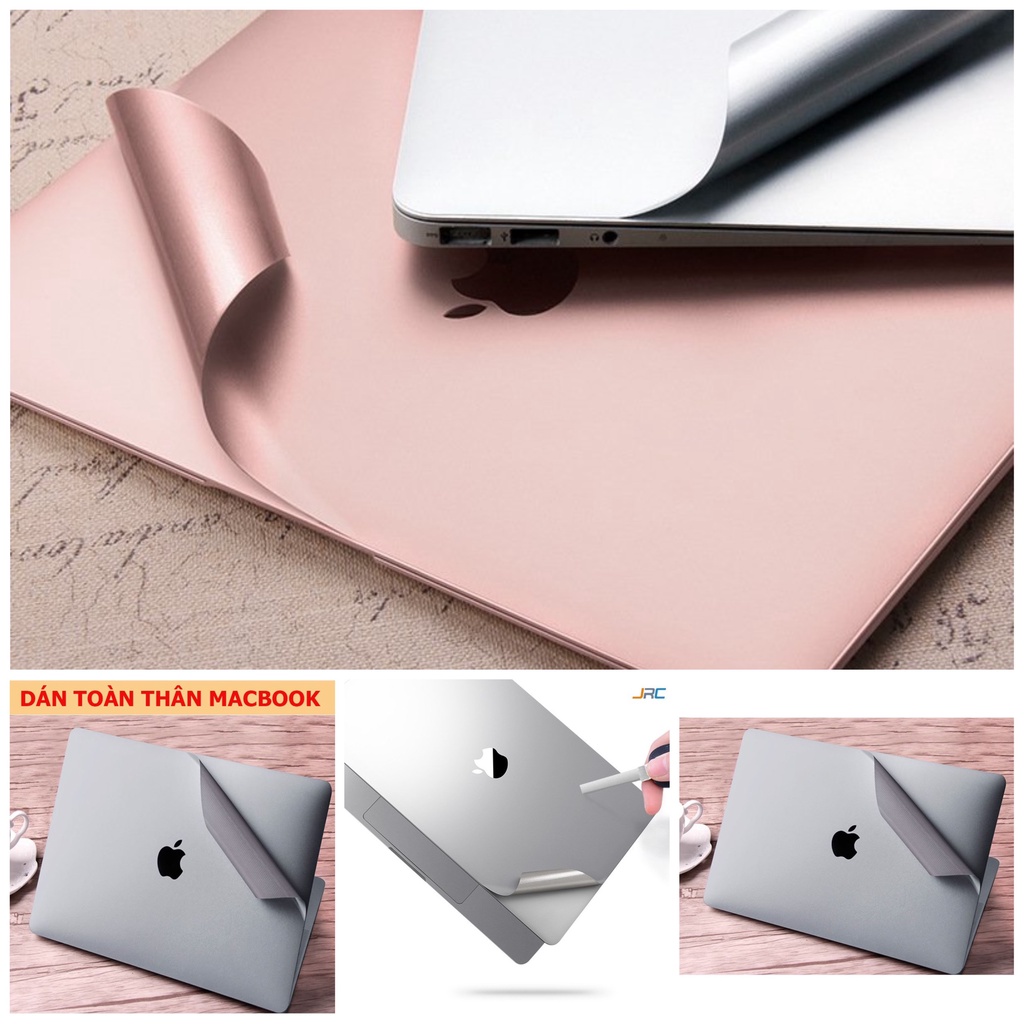 (Chính Hãng) BỘ DÁN MACBOOK 5IN1 JRC-độ bền cao, chống xước tốt