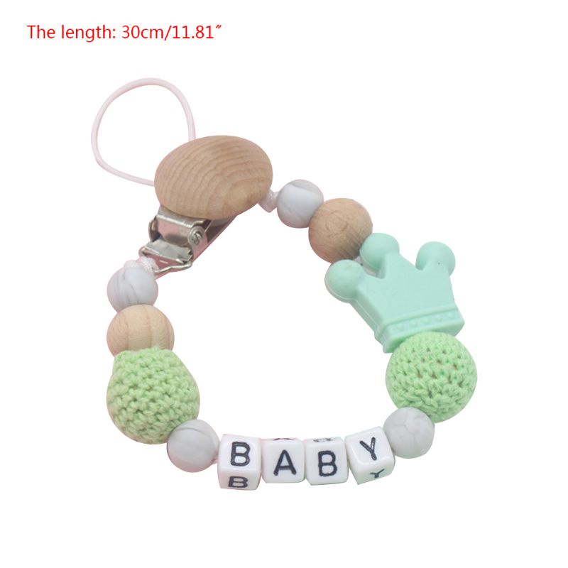 Dây giữ ti giả chống rơi chất liệu silicon an toàn cho bé