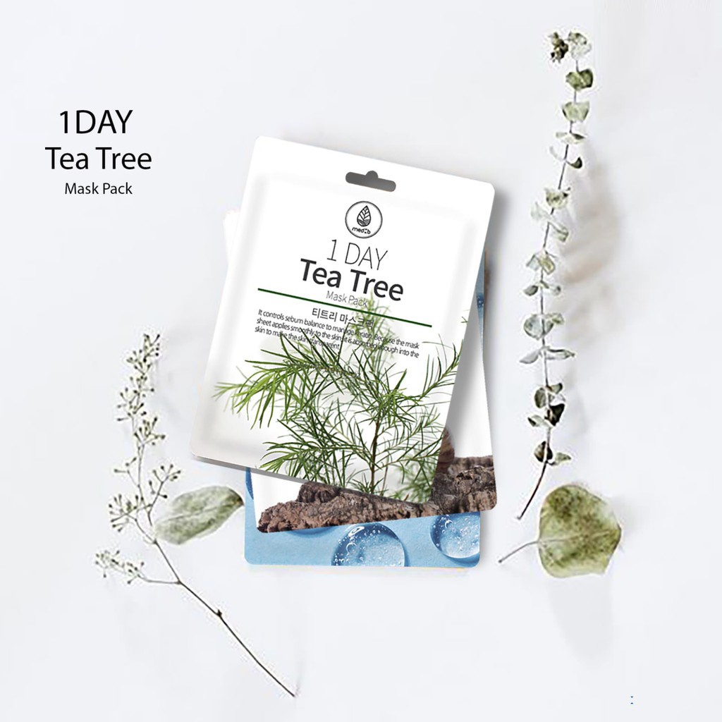 Mặt nạ Hàn Quốc mặt nạ giấy làm trắng giữ ẩm ngừa lão hóa Oneday Medb 27g - Nhập khẩu chính hãng NPP Bizstore