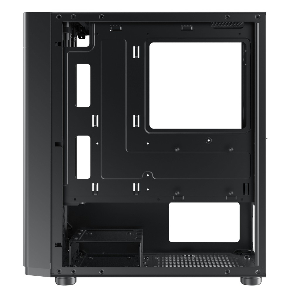 [Mã 55ELSALE1 giảm 7% đơn 300K] Vỏ Case Máy Tính XIGMATEK AERO BLACK 2F - M-ATX, 1 SIDE TEMPERED GLASS, 2 FAN X20F