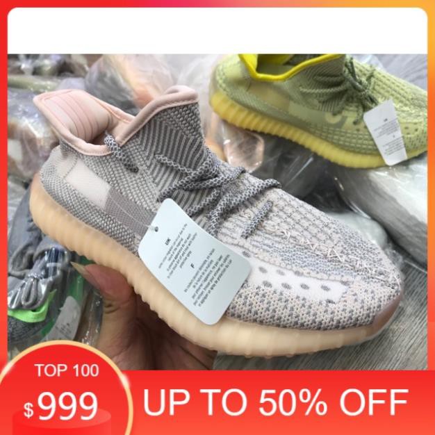 NEW- Chất -  [Số 1] Giầy thể thao yeezy 350 v2 ghi clay [ FULL BOX + SALE SÔC ] . RẺ VÔ ĐỊCH XCv Chuẩn . ‣ ' ༷ #