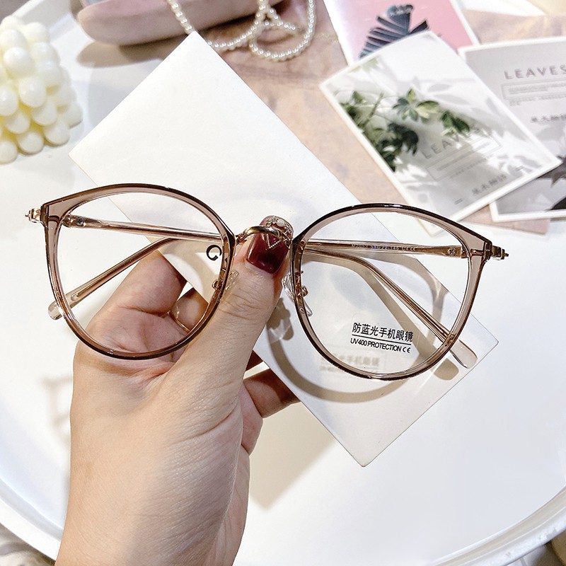 Mắt Kính Gọng Tròn Chống Ánh Sáng Xanh Jz2053 | BigBuy360 - bigbuy360.vn