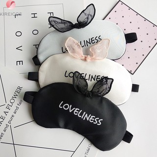 FREESHIP TOÀN QUỐC 50K - Bịt Mắt Ngủ Miếng Che Mắt Ngủ Có Túi Gel Chữ Loveliness